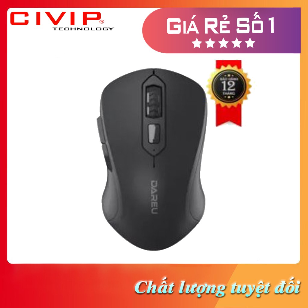 Chuột không dây DAREU LM115G Black