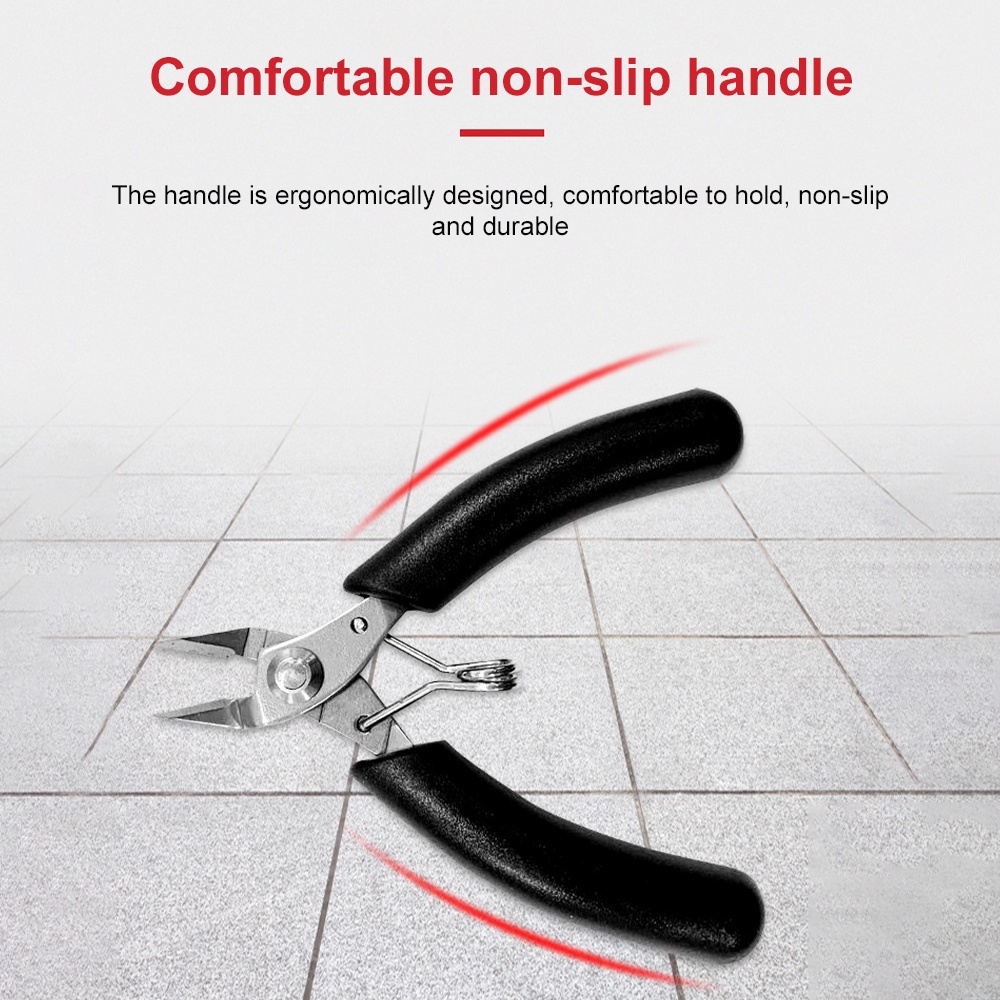 Kìm cắt dây cáp DIYMORE mũi nhọn 4&quot; thủ công