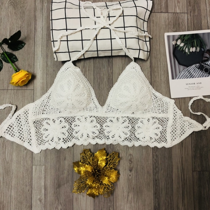 50-Set bikini ren đi biển 3 món cực đẹp mã mới 2022