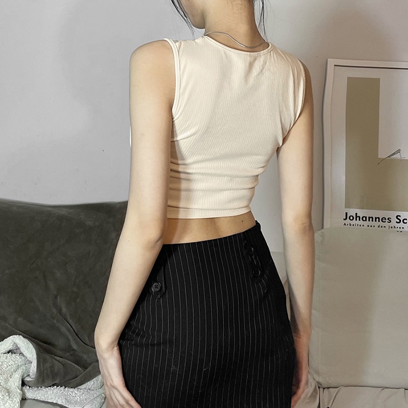 Áo Tank Top Cổ Tròn Thiết Kế Độc Đáo D0311