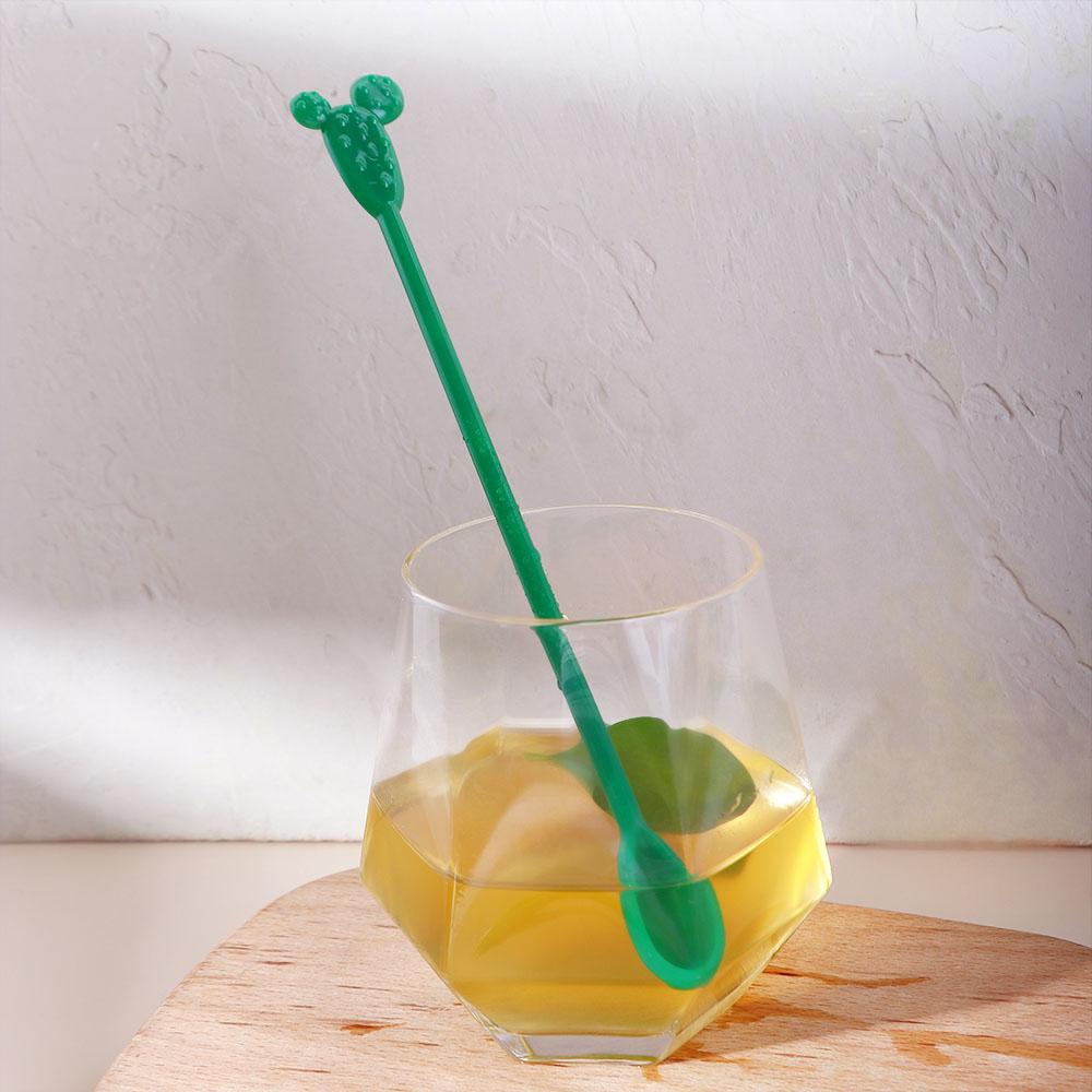 Gậy Khuấy Cocktail Dùng Một Lần In Họa Tiết Chim Hồng Hạc Xương Rồng Nhiệt Đới Hawaii