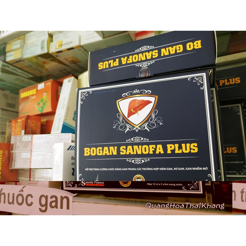 BOGAN SANOFA PLUS Tăng cường chức năng gan-THẢI ĐỘC CƠ THỂ, giải độc gan, hạ men han-bảo vệ tế bào gan.