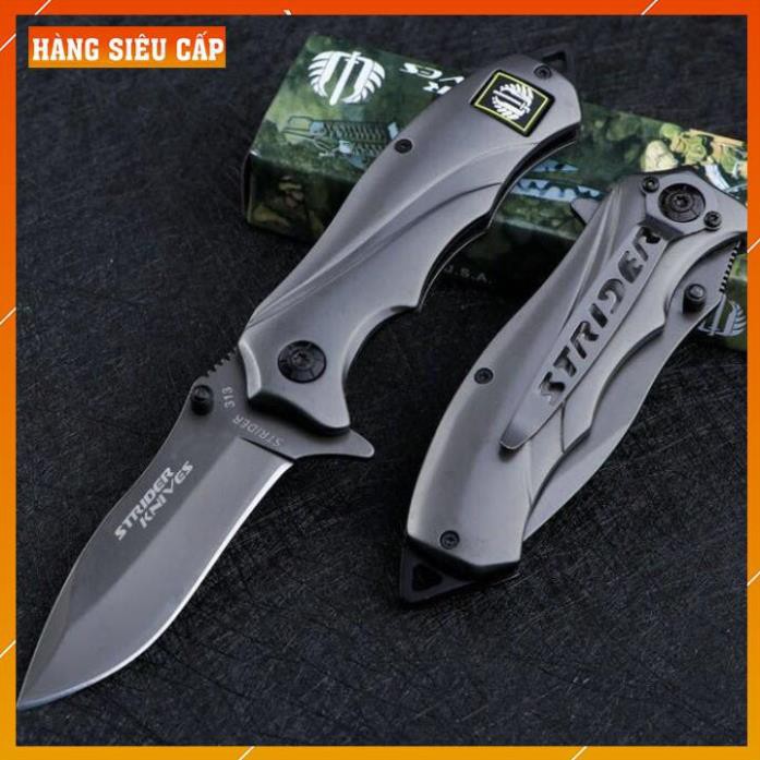 HÀNG CAO CẤP -  Dao Phượt Gấp Strider knives 313 Đi Rừng Dao Du Lich Gọt Hoa Quả Bỏ Túi  - Hàng Cao Cấp