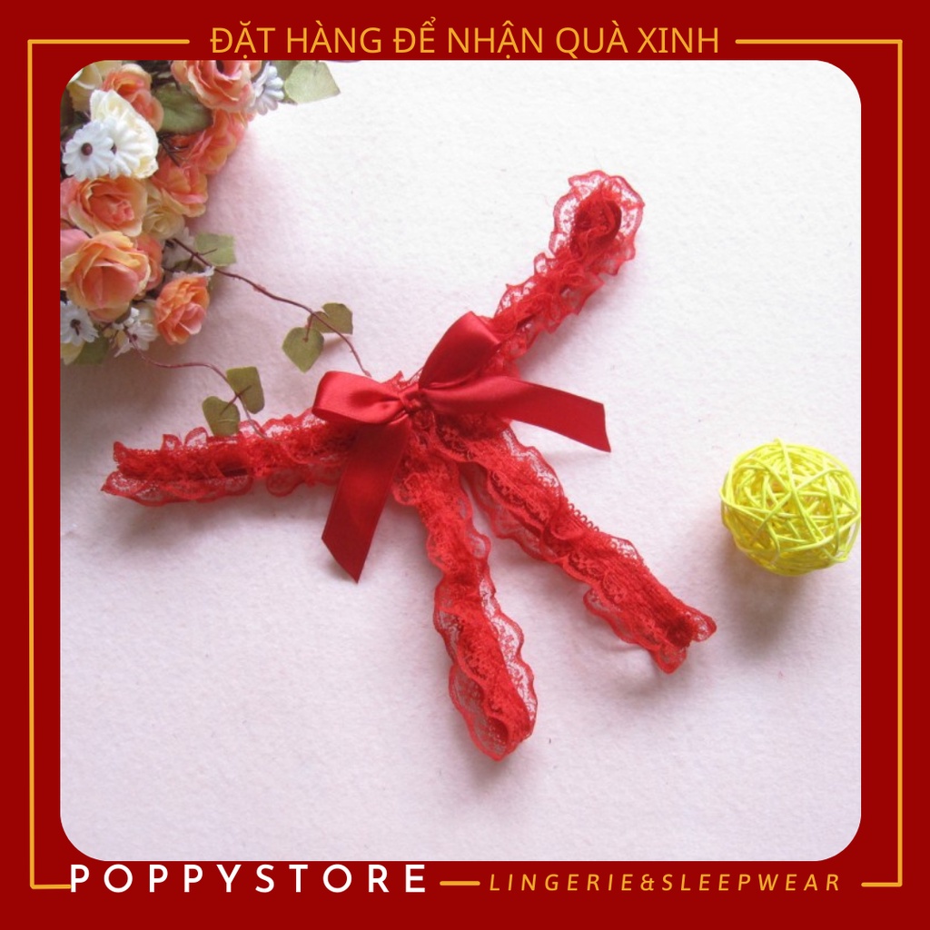Quần lót nữ xẻ đáy - lọt khe ⚡Mã AT26 /  CHE TÊN SẢN PHẨM⚡Quần lót nữ không đáy-ren thun mềm mại - thoáng mát