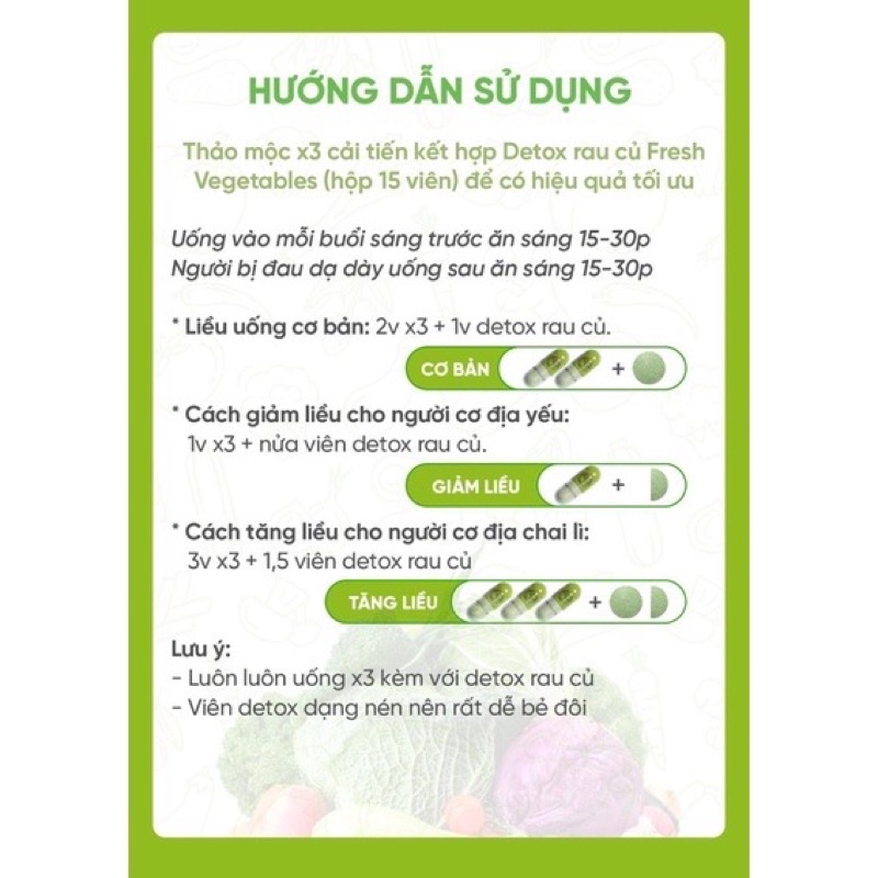 Viên Uống Giảm Cân Thảo Mộc Slimming Care X3