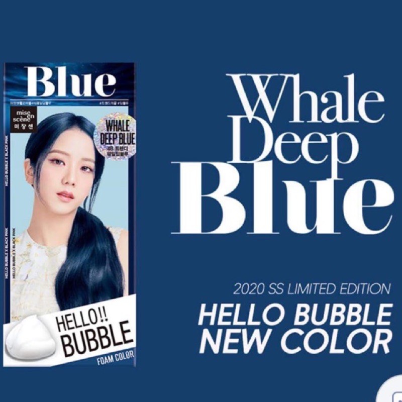 (4 MÀU MỚI Blackpink) Gội nhuộm tóc dạng bọt MISE EN SCENE Hello Bubble Foam Color