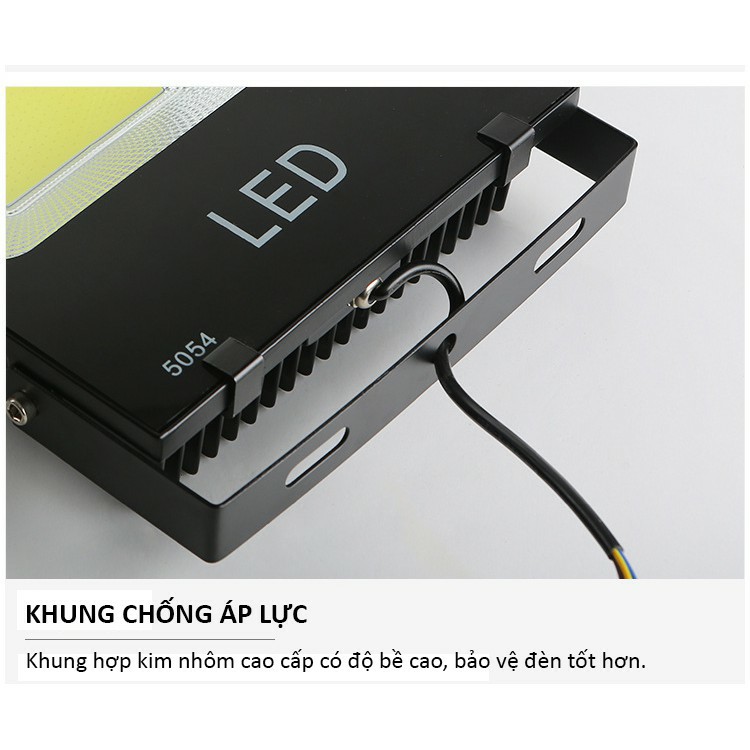 Đèn led 100W chiếu sáng ngoài trời công suất cao - Đèn pha 100W