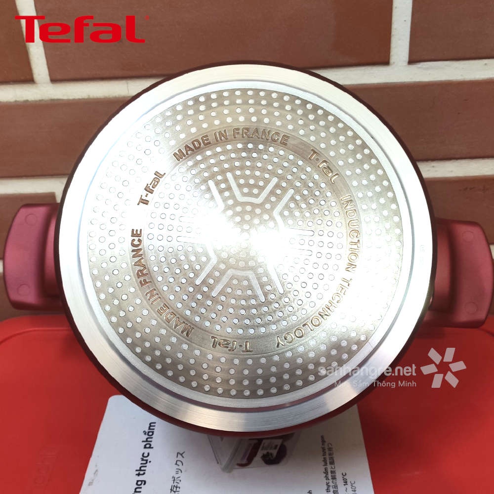 Nồi nhôm chống dính đáy từ Tefal Character 20cm C6824475 Made in France tặng vung kính Lyncen