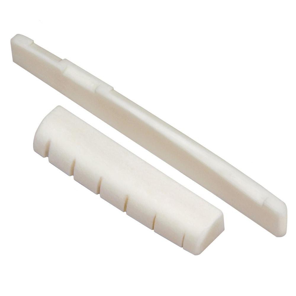 Ngựa Đàn Guitar 6 Dây Màu Trắng Và Đai Ốc