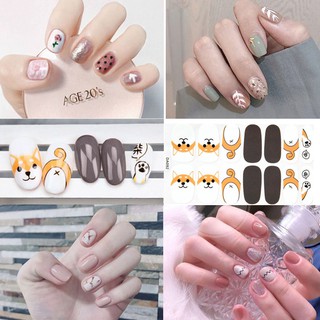 Miếng dán móng tay - Nail Wraps (14 miếng dán khô)