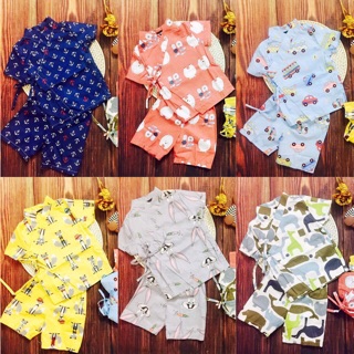 Bộ pyjama yukata cho bé