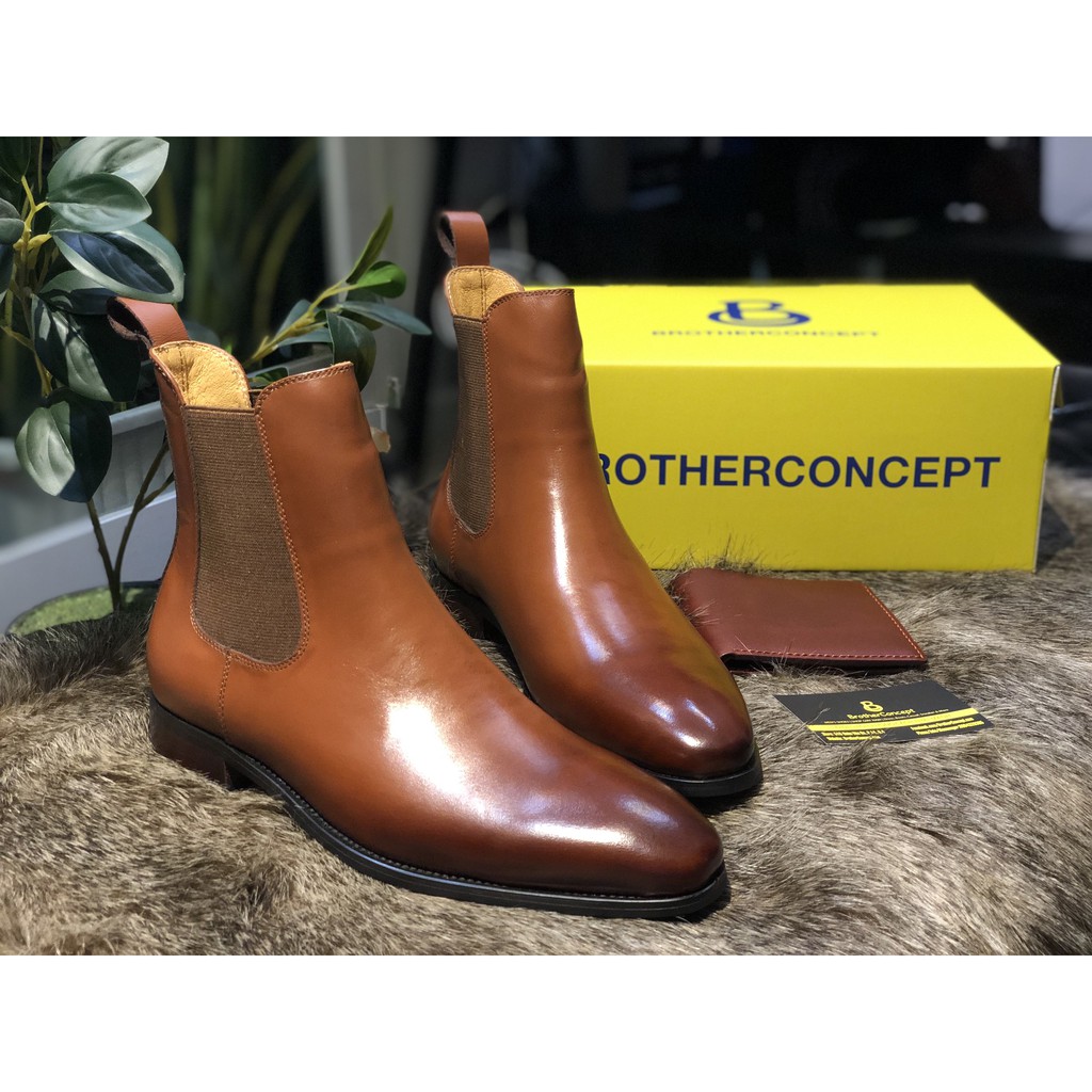 Giày Tây Alexander Chelsea boots Nâu | BigBuy360 - bigbuy360.vn