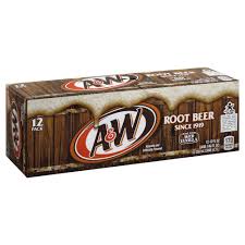 Nước A&amp;W Root Beer ( nước xá xị ) nhập Mỹ 1 cây 12 lon