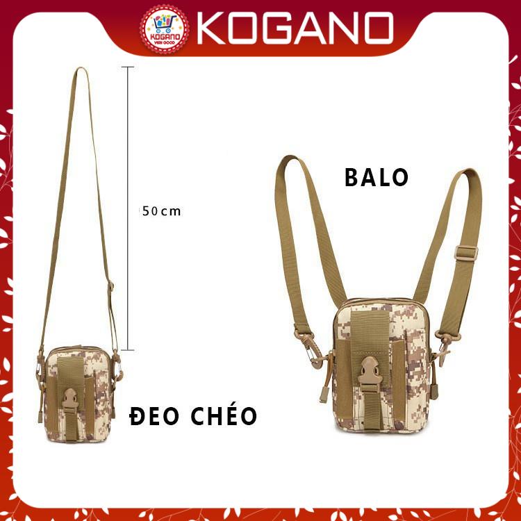 Túi Đeo Hông Nam Nữ KOGANO EDC Rằn Ri Nhiều Ngăn Chống Nước Có Thể Đeo Chéo, Gắn Balo FB-001204