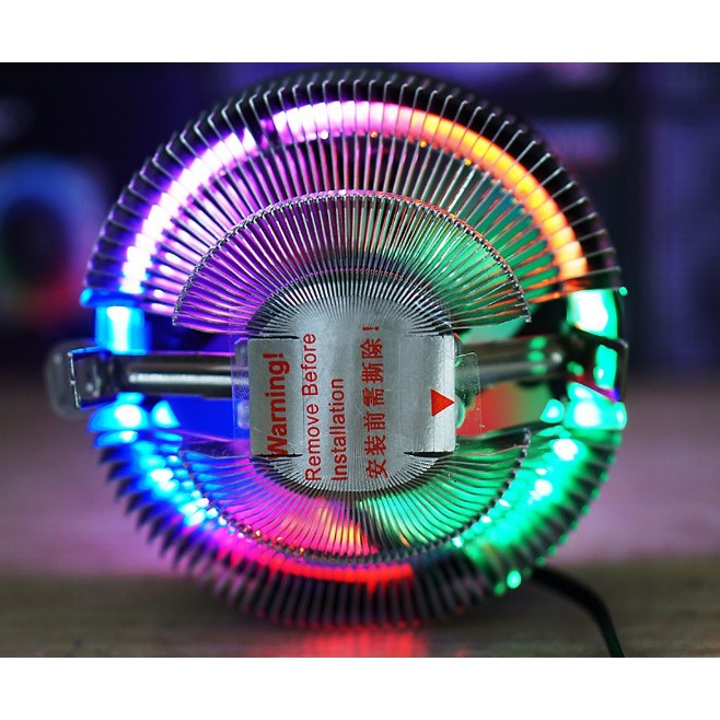 [RẺ NHẤT SHOPEE] Quạt tản nhiệt CPU NEEDMAX S6 LED RGB chính hãng