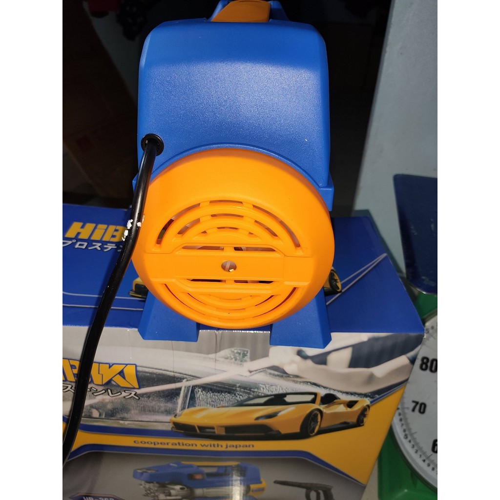 Máy rửa xe cao cấp HIBIKI HB 363 Made in Thái Lan, 2200W, 15 lít/ phút, 11 mpa. Dây đồng chịu nhiệt. ..