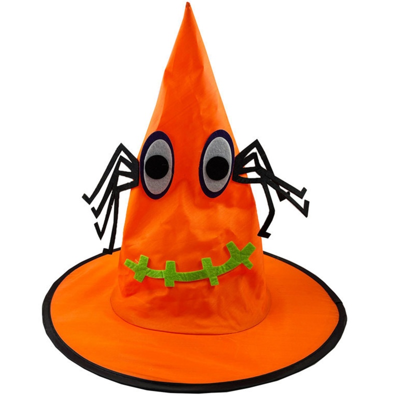 Mũ Phù Thủy Hóa Trang Halloween Cho Người Lớn Và Trẻ Em