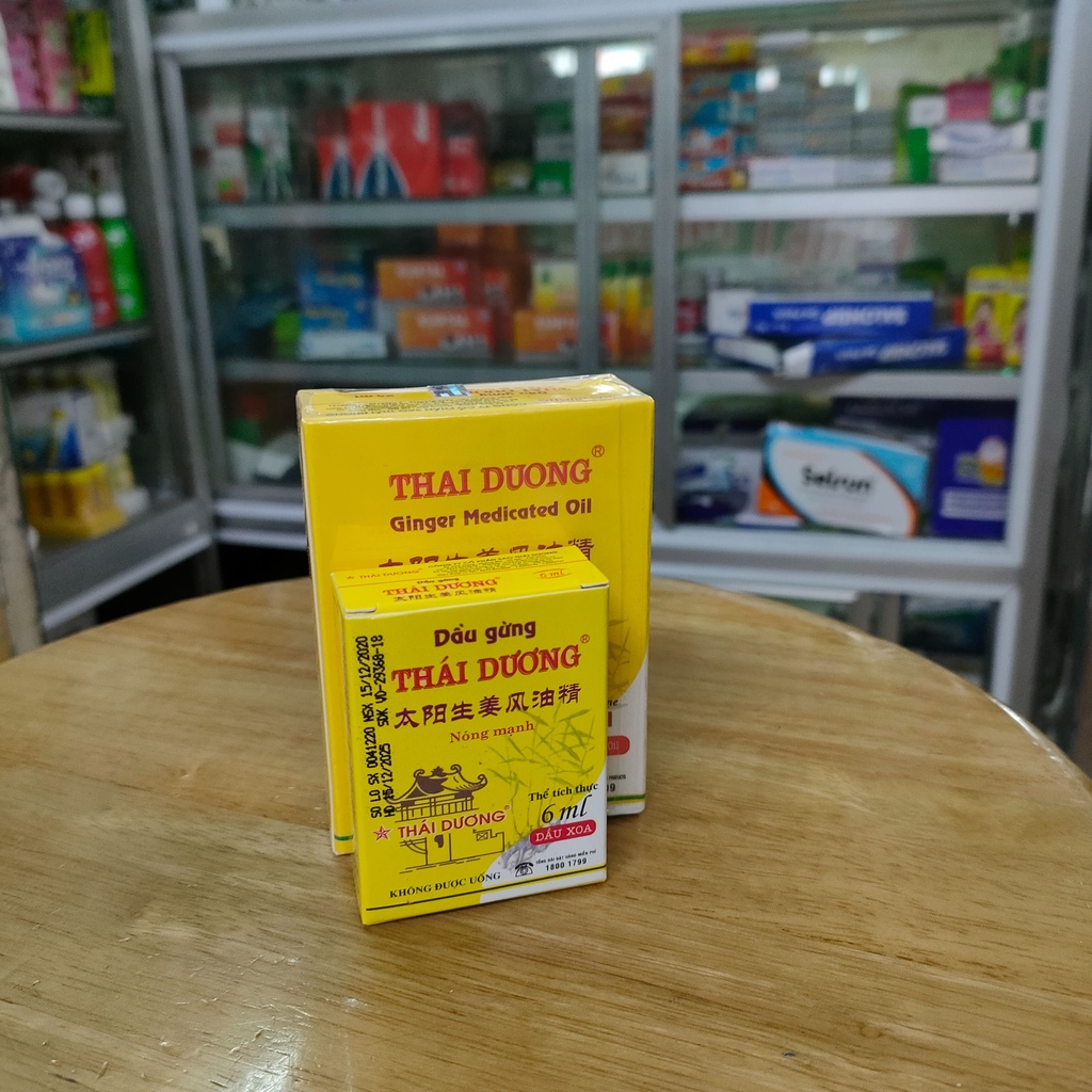 Dầu gừng Thái Dương- Lọ 6ml