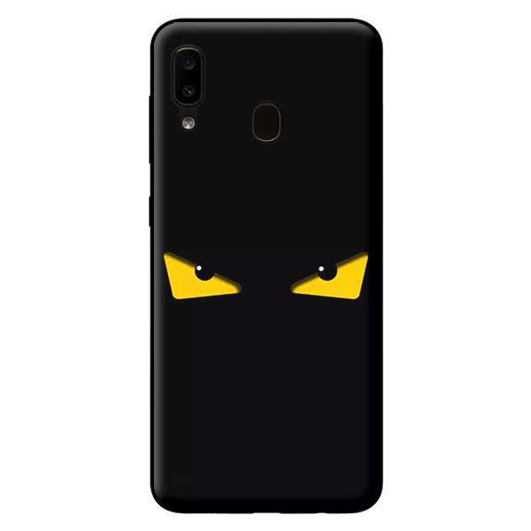 Ốp Lưng Samsung A20 - Mắt Vàng Nền Đen