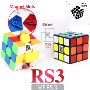 Rubik 3x3 MoYu MF3RS || Rubik 3 stickerless / viền đen