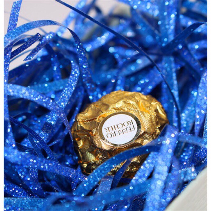 100g rơm nhũ, rơm kim tuyến, rơm óng ánh để hộp quà cực chảnh