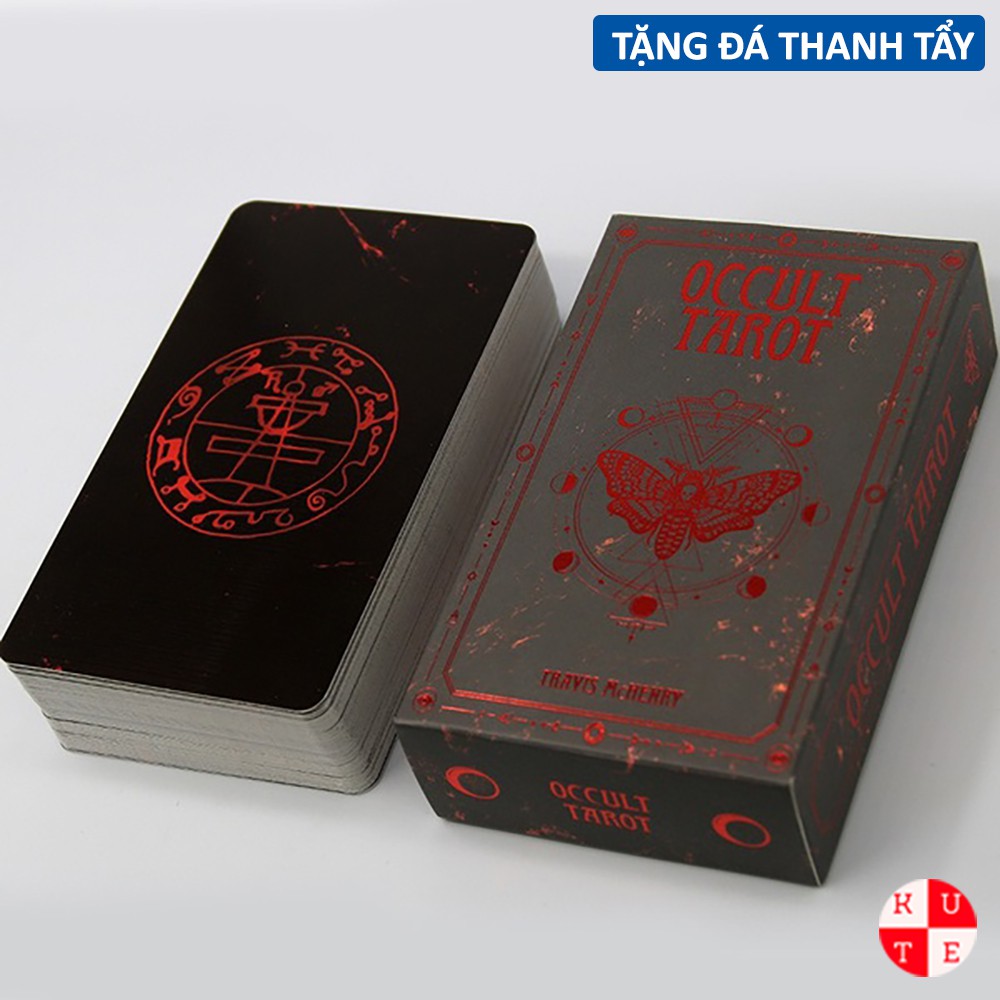 Bài Tarot The Occult Tarot 78 Lá Bài Tặng File Tiếng Anh Và Đá Thanh Tẩy C115