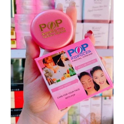 Kem dưỡng trắʼng da mờ ṫhâm ņám POP Popular Facial Cream Thái Lan