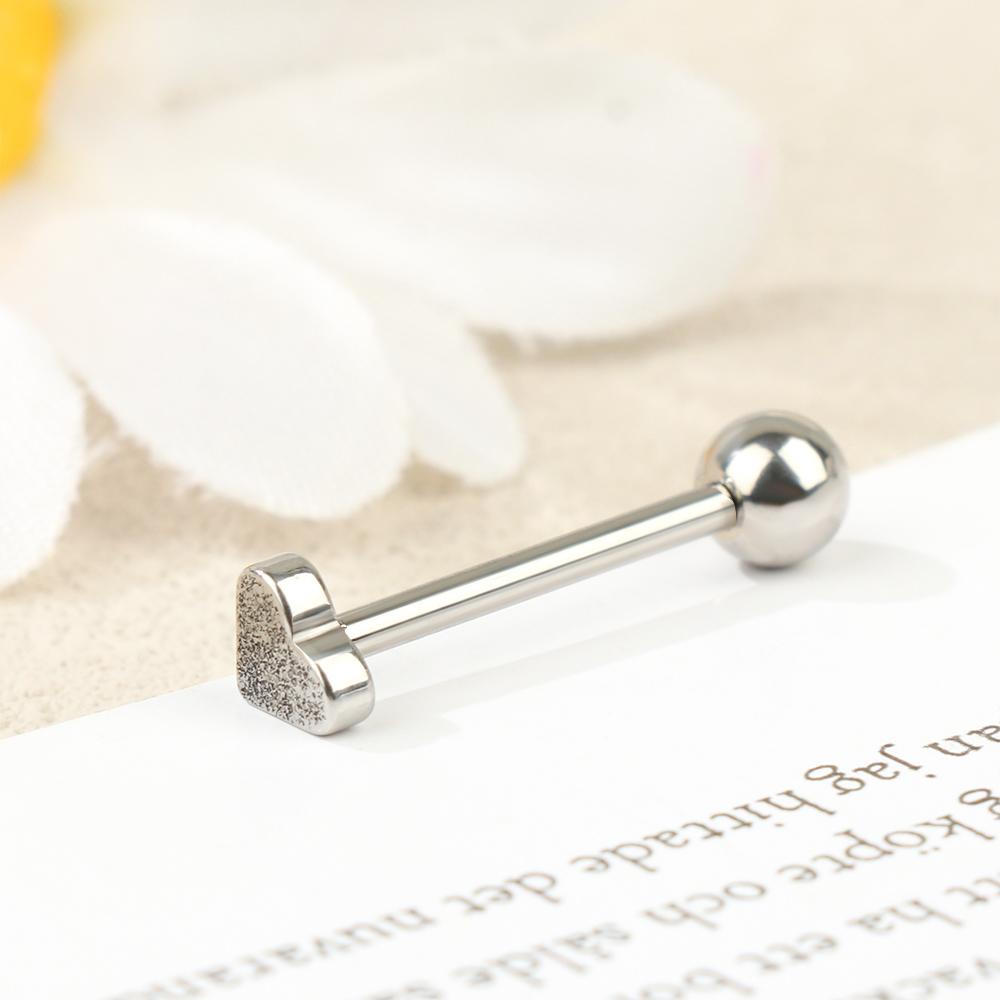 NIUYOU Khuyên Mũi Thép Không Gỉ Hình Trái Tim Thời Trang