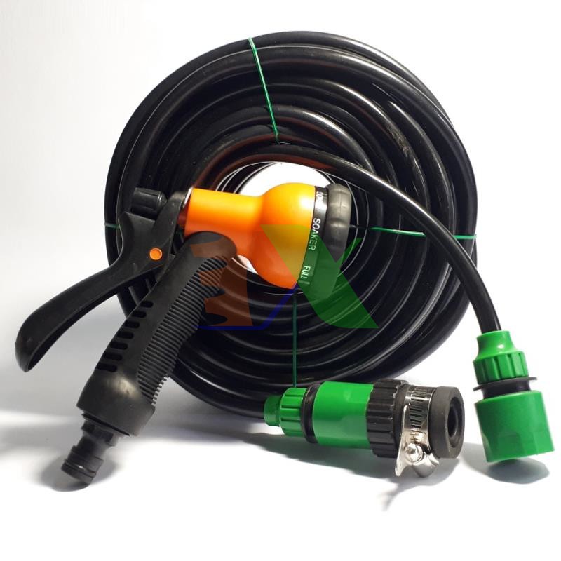 Bộ vòi xịt tưới cây, rửa xe 8 trong 1, kèm 15m dây 8-11