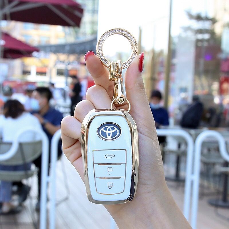 Vỏ Bọc Chìa Khóa Xe Hơi Toyota Lei Ling Corolla Camry Highlander bọc chìa khoá móc khoá ô tô toyota bọc chìa khoá camry 2016 Móc chìa khóa xe mer bọc khoá xe ô tô toyota