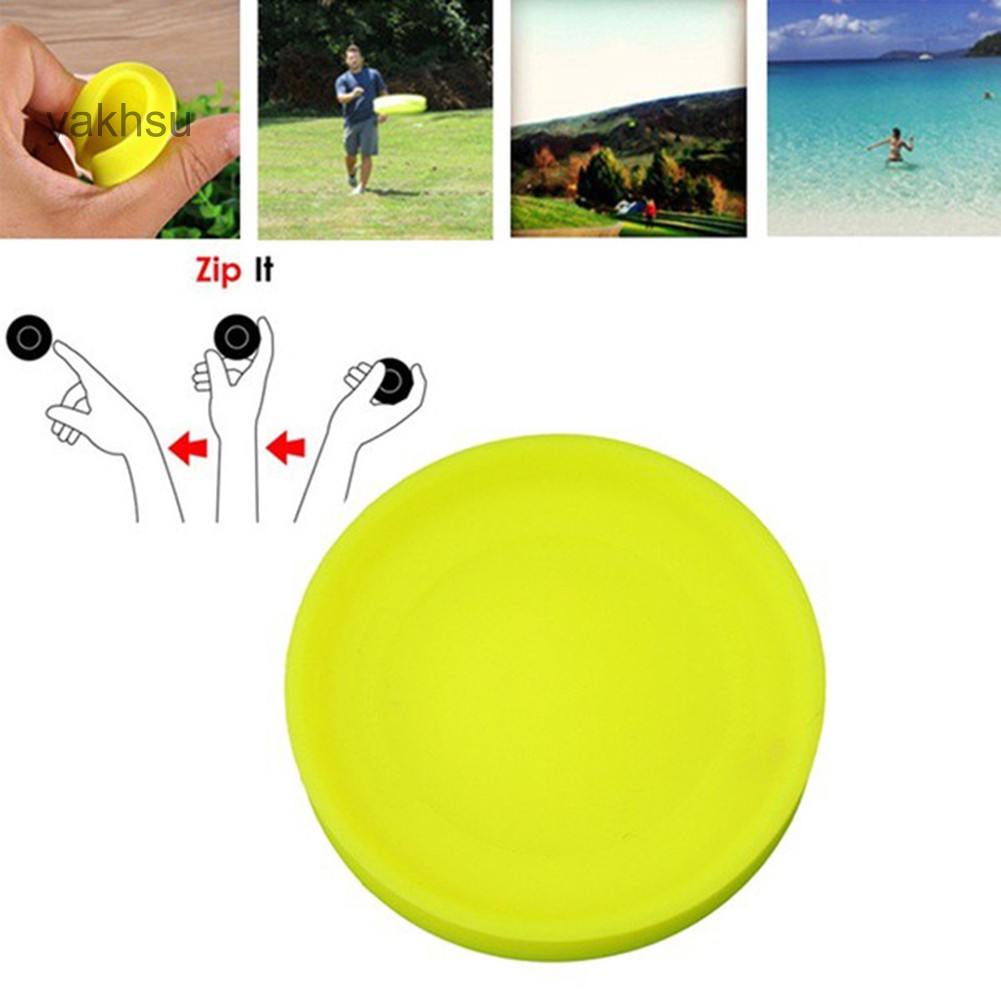 Đĩa bay chơi ném dĩa bay bằng silicone dùng để chơi game yak-outdoor