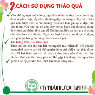 [Trà thơm sạch túi lớn loại 500gram] Thảo quả khô - Thảo dược Tấn Phát