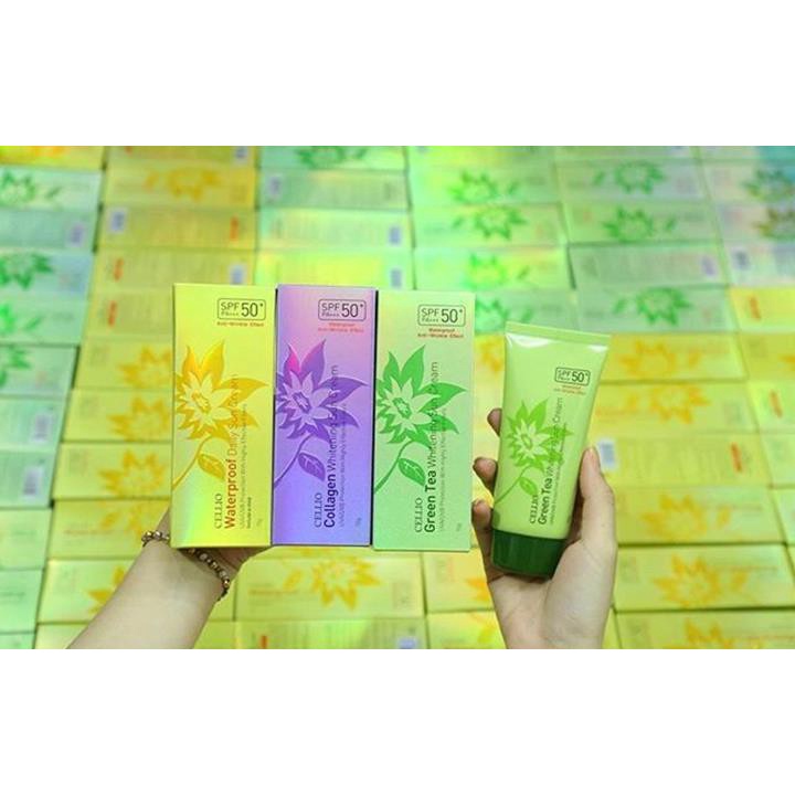 Kem chống nắng cellio SPF 50PA+