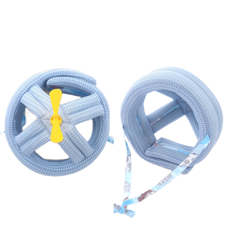 Mũ Trùm Đầu Chống Va Chạm Bằng Cotton Cho Bé