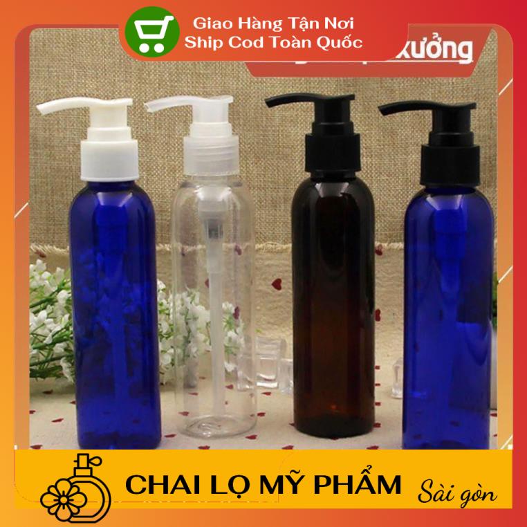 Chai Chiết Mĩ Phẩm ❤ SIÊU RẺ ❤ Chai nhựa pet vòi nhấn sữa tắm 250ml, Chai lọ chiết mỹ phẩm , phụ kiện du lịch
