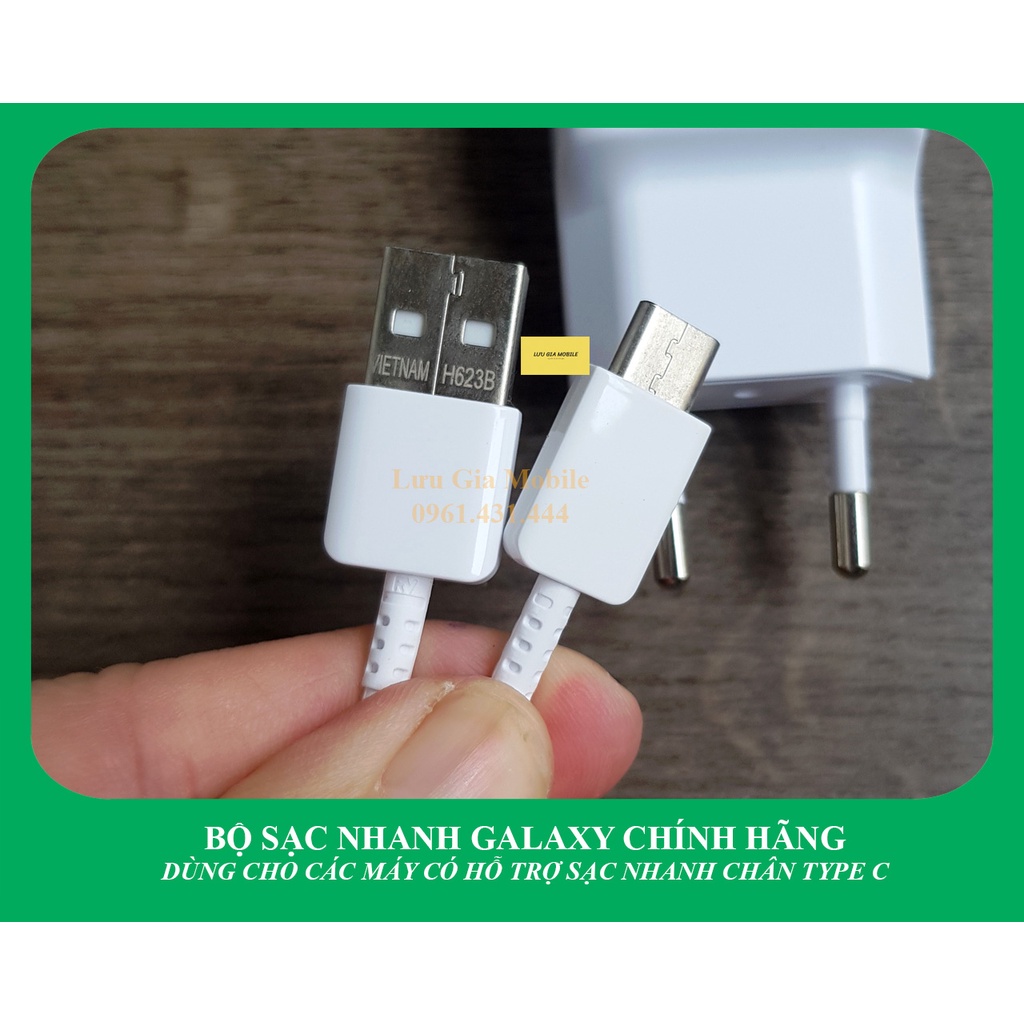 Bộ củ sạc nhanh Galaxy dòng A32 A52 A52S...zin hãng