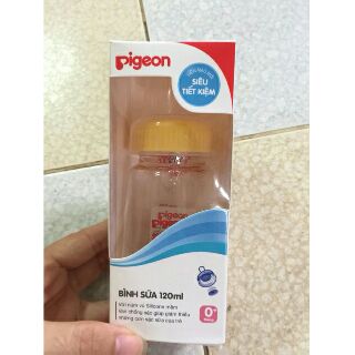 Xúc bình sữa pigeon cổ thường 120ml,240ml