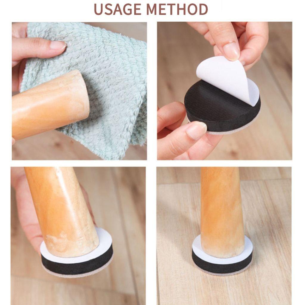 Vỏ Bọc Chân Ghế Hình Tròn Bằng EVA Chống Mòn Giảm Tiếng Ồn Tiện Dụng