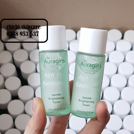 NƯỚC HOA HỒNG SÁNG DA THE AURAGINS GENTLE BRIGHTENING TONER