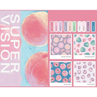(sẵn) Pocket các set 10 màu pastel cổ điển siêu độc lạ Super Vision