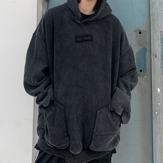 atmosphereÁo hoodie nam form rộng, áo hoodie nữ form rộng màu đen mặc nhà đi chơi thời trang hàn quốc