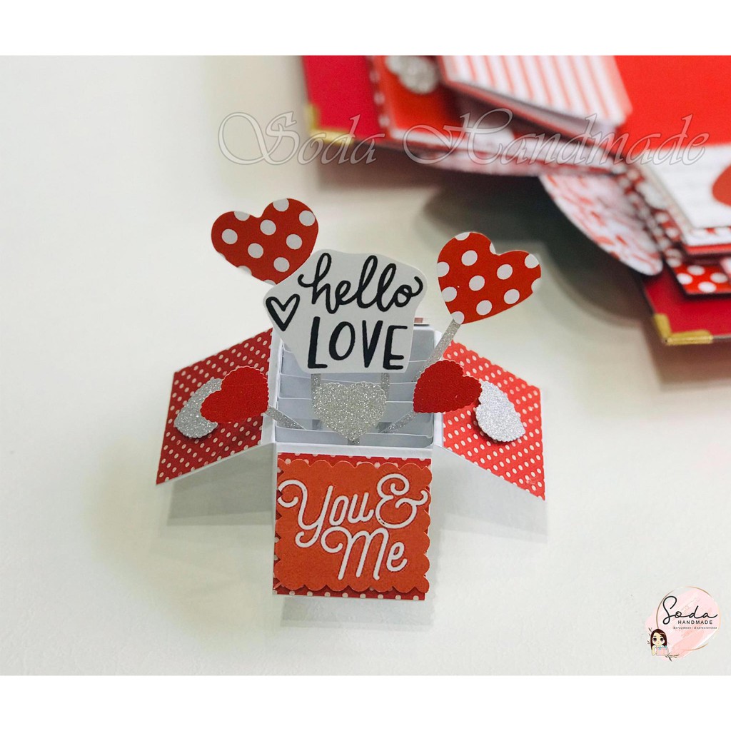 Love box Red and white