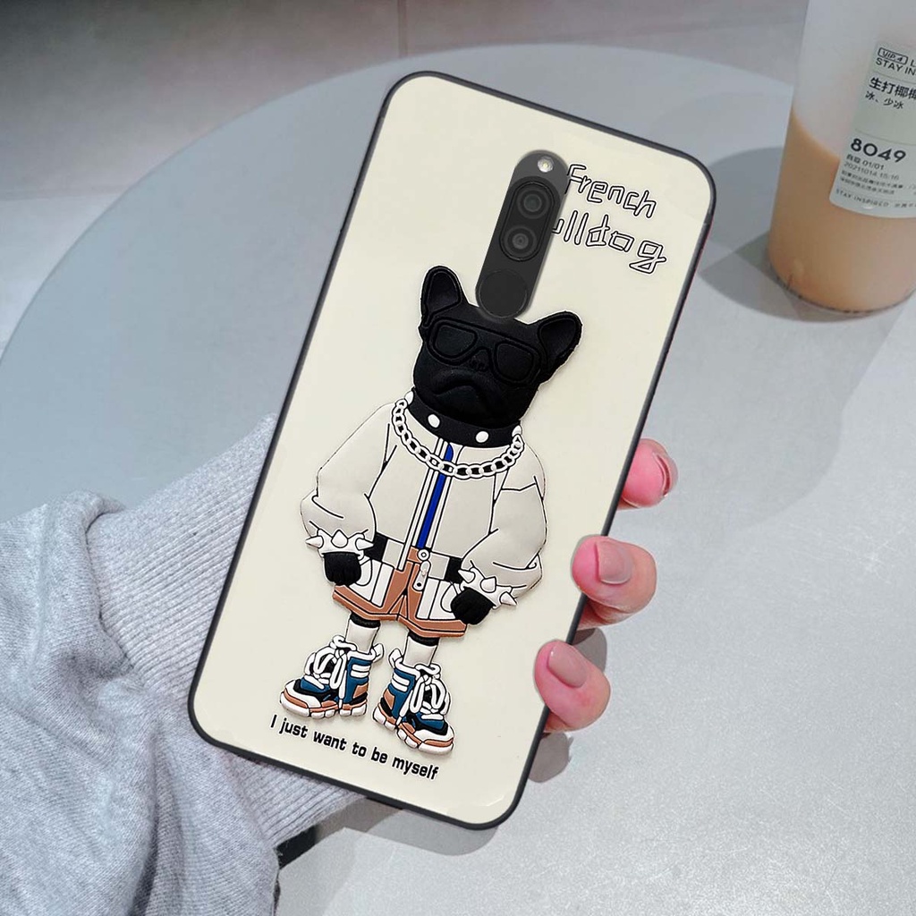 Ốp Xiaomi Redmi 8 trái tim, thời trang, thể thao, ốp viền dẻo đẹp