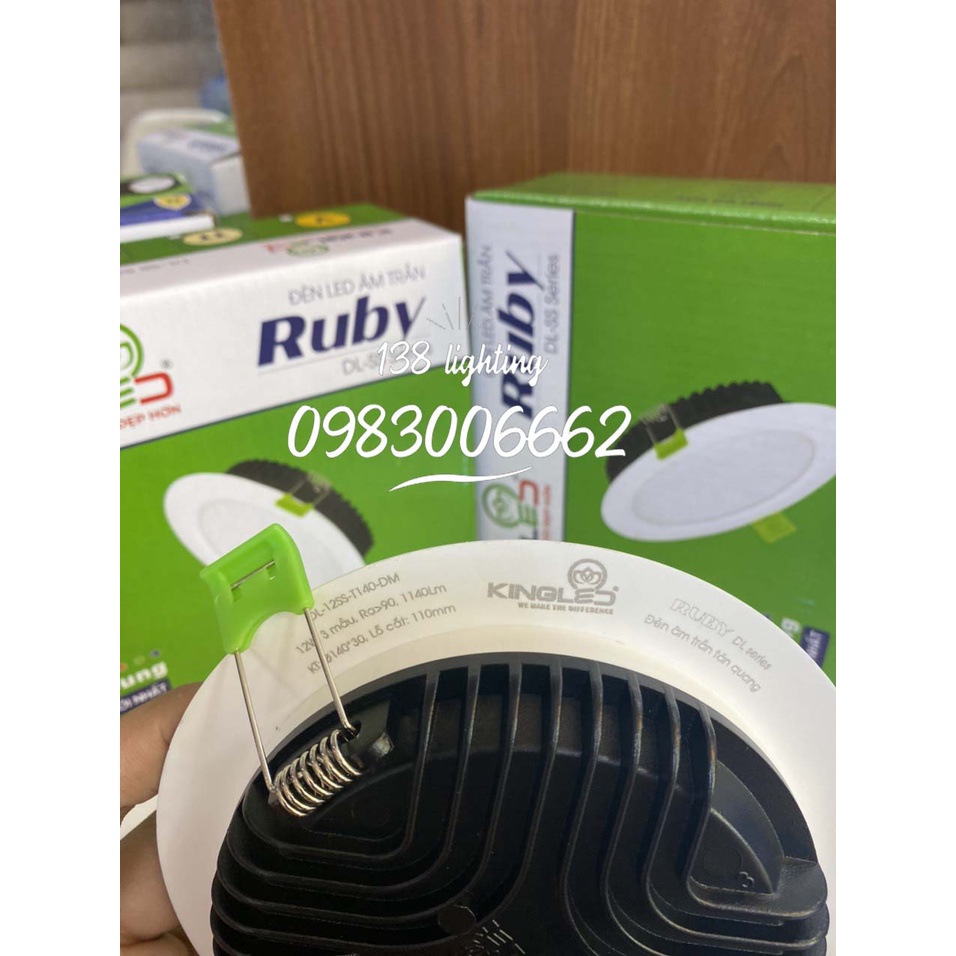 Đèn led âm trần Kingled Series Ruby 8w 12w chính hãng Cao Cấp