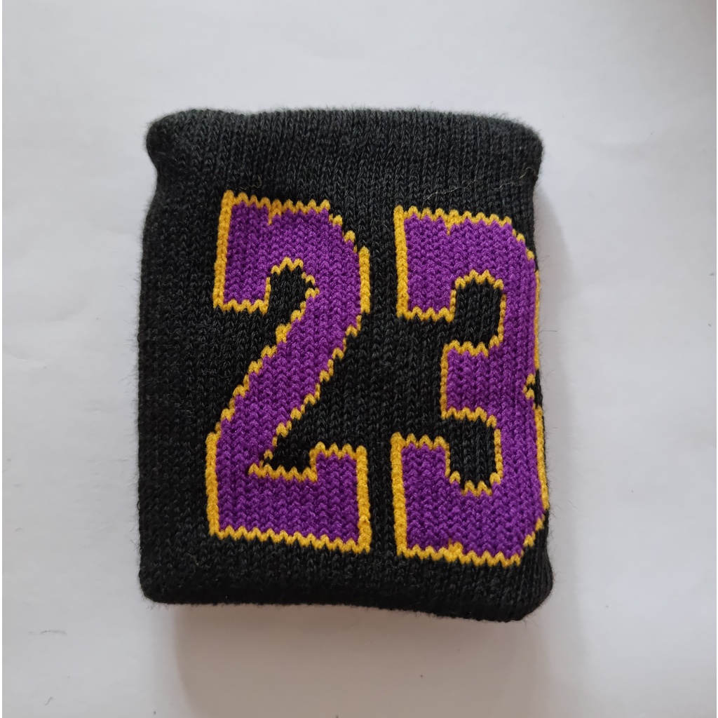 Băng Đeo Cổ Tay Thể Thao Thấm Mồ Hôi In Số Các Ngôi Sao Bóng Rổ NBA Kobe Bryant, Irving, James, Harden, Curry, Durant