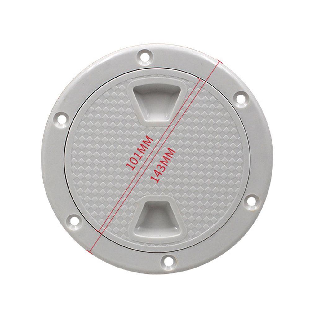 MAYSHOW Vỏ Bọc Bảng Điều Khiển Chống Trượt Hình Tròn 4 Inch Màu Trắng