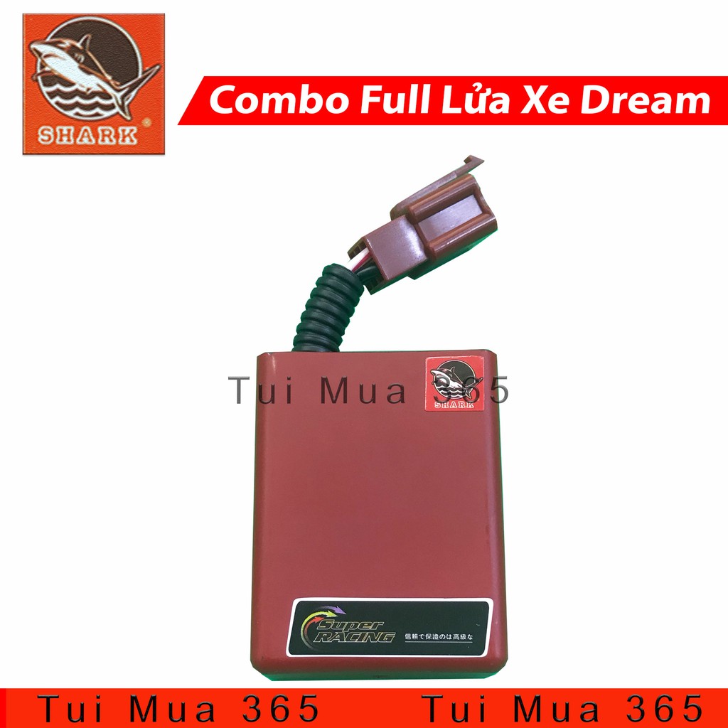 Combo IC Shark và Mobin Sườn Faito, Bugi Denso IUF 22 Độ Lửa Mạnh Dream, Wave 100cc, Sirius 50cc