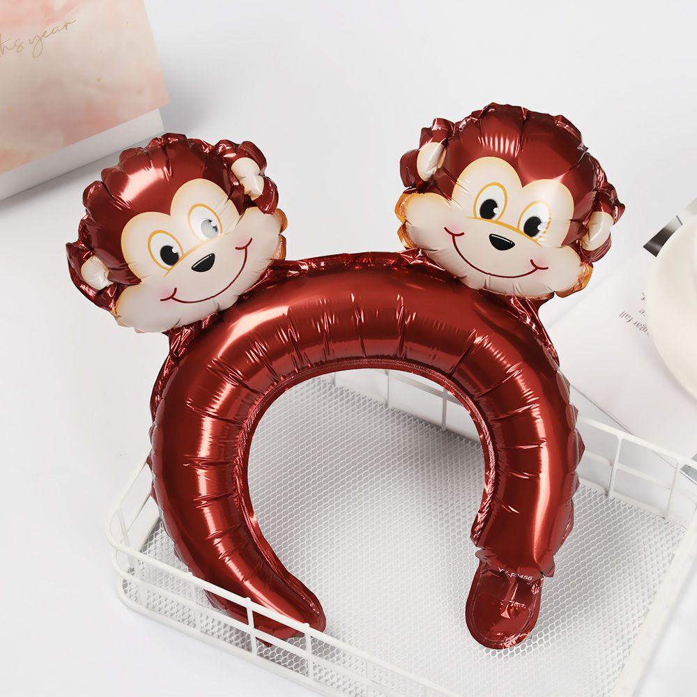 Set 10 Bong Bóng Lá Nhôm Hình Động Vật Mini Trang Trí Tiệc Sinh Nhật / Tiệc Mừng Em Bé