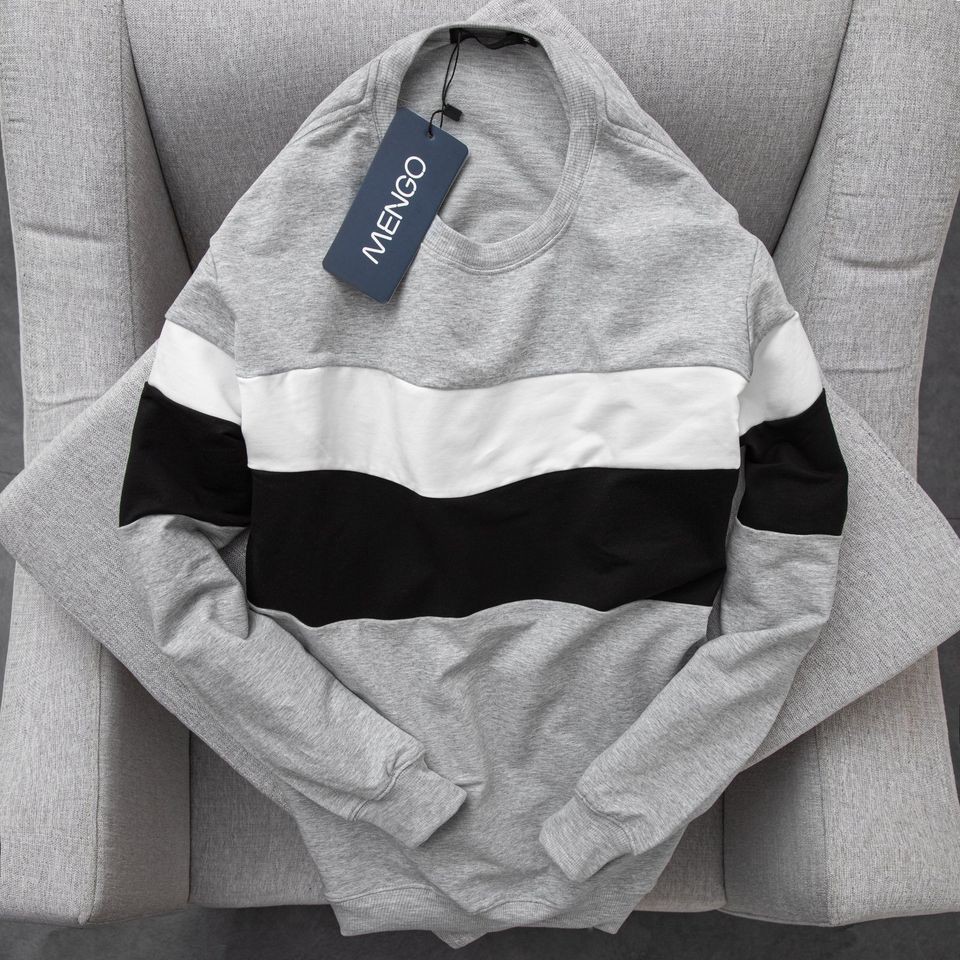 ÁO SWEATER DÀI TAY THU ĐÔNG COTTON DA CÁ CỰC CHẤT A10 XÁM