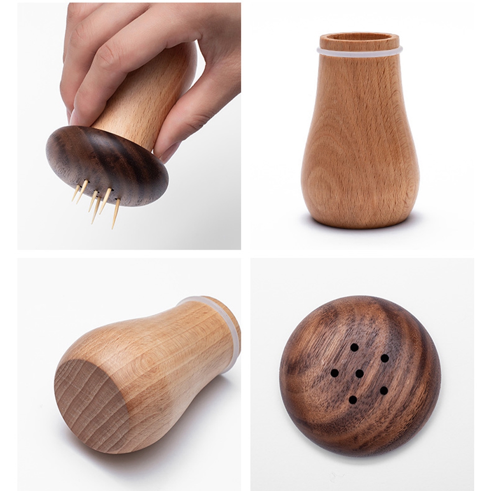 Hộp Đựng Tăm Xỉa Răng Bằng Gỗ Kiểu Dáng Dễ Thương